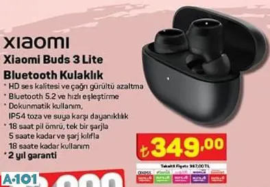 XİAOMİ BUDS 3 LİTE BLUETOOTH KULAKLIK